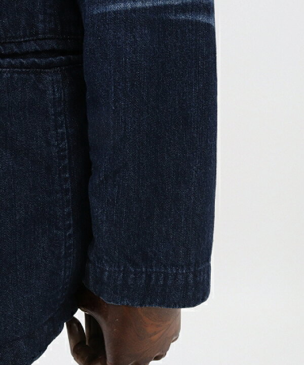 楽天市場】【GLIMCLAP(グリムクラップ)】Stretch denim collar-less 