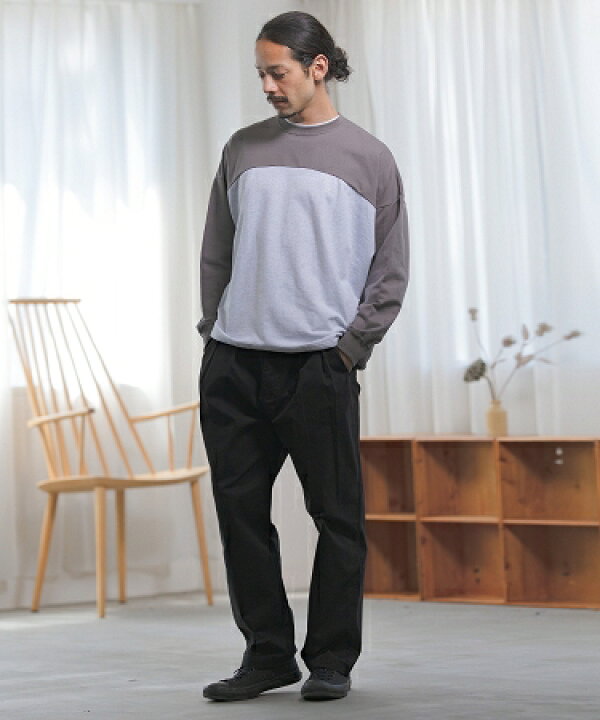 楽天市場】【CAMBIO(カンビオ)】Stretch Twill Wide Tapered Pants テーパードパンツ : CAMBIO