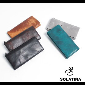 【SOLATINA(ソラチナ)】 オイルレザー馬革ロングウォレット(SW-38152)