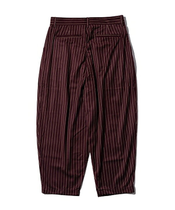 楽天市場】【glamb(グラム)】Stripe Baggy Slacks ストライプバギー 