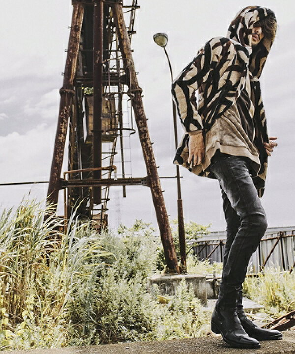 楽天市場】【NO ID.(ノーアイディー)】ｼｬｷﾞｰﾆｯﾄﾌﾗｲﾌﾛﾝﾄﾌｰﾃﾞｯﾄﾞｺｰﾄ  