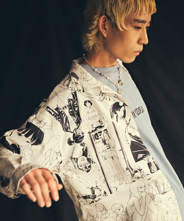 楽天市場】【SEVESKIG(セヴシグ)】MANY GIRLS SHIRT L-SL シャツ(SH-SV 