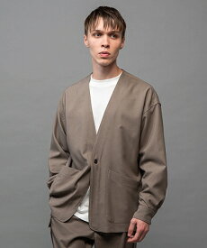 【MROLIVE(ミスターオリーブ)】STRETCH WEATHER　CLOTH-1B CARDI SHIRT シャツカーディガン(M-221122)