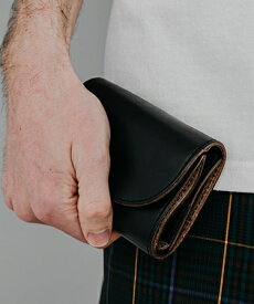【一部カラー予約販売8月上旬～中旬入荷予定】【MR.OLIVE E.O.I】HORWEEN CHROMEXCEL LEATHER -COMPACT WALLET 財布(ME115H)