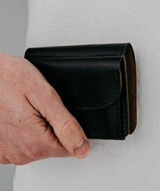【予約販売8月上旬～中旬入荷予定】【MR.OLIVE E.O.I】 HORWEEN CHROMEXCEL LEATHER -MINI WALLET 財布(ME116H)
