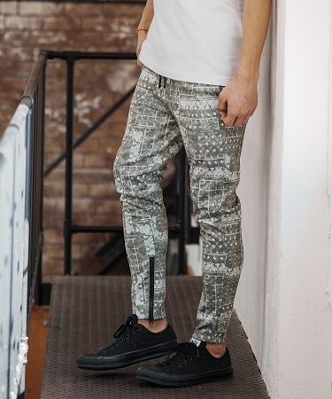 楽天市場】【CAMBIO(カンビオ)】Bandana Print Tricot Jersey Pants