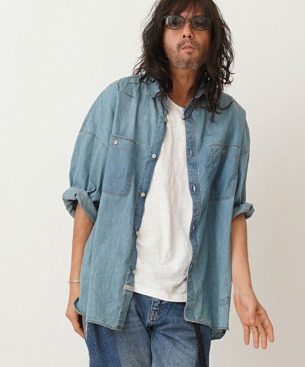 楽天市場】【EGO TRIPPING(エゴトリッピング)】30S FAT WORKSHIRTS 