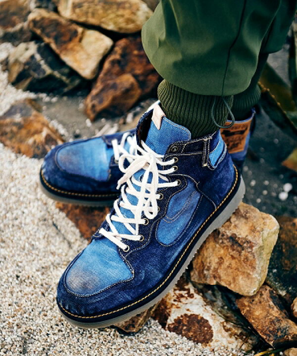 楽天市場】【glamb(グラム)】Denim Basket Shoes デニムバスケット 