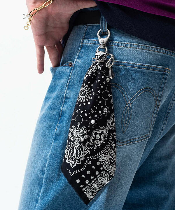 楽天市場】【glamb(グラム)】Bandana Key Holder バンダナキーホルダー  