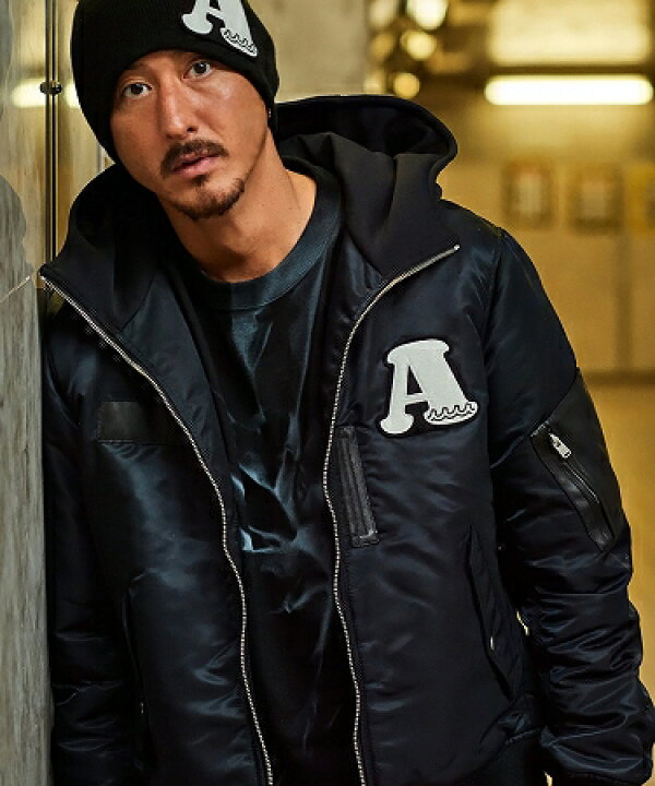楽天市場】【ACANTHUS(アカンサス)】 muta Nylon Hooded MA-1 