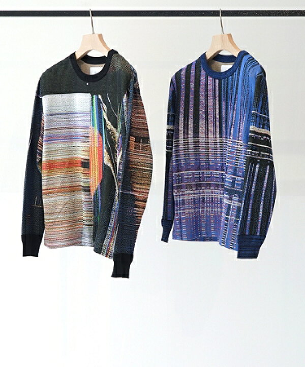 楽天市場】【HATRA(ハトラ)】Pixel_Tear_Sweater ニット(KN01-22AW 
