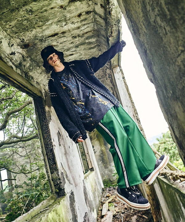 楽天市場】【glamb(グラム)】Stitch Knit JKT ステッチニット 