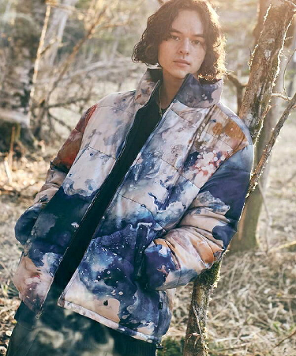 楽天市場】【glamb(グラム)】Watercolor Puff JKT ウォーターカラー 