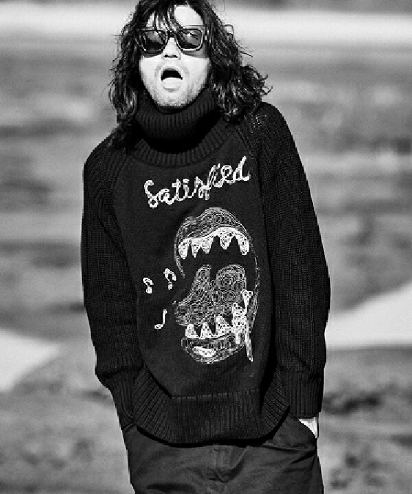glamb Lips and Song Turtle Knit（サルマンタートルニット : GB0323  