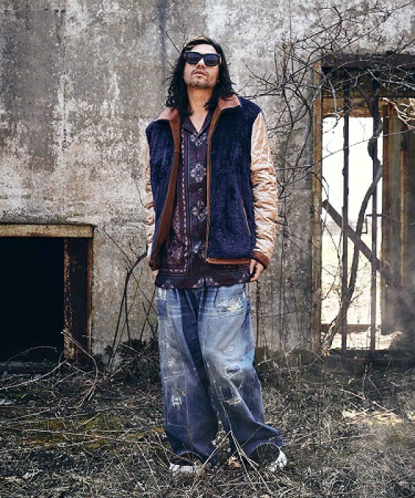 楽天市場】【glamb(グラム)】Grunge Stich Painter Pants グランジ 