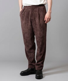 【MROLIVE(ミスターオリーブ)】T-N DRAPE CORDUROY -WIDE TAPERED EASY PANTS イージーパンツ(M223124)