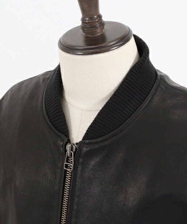 楽天市場】【ADAM PATEK(アダムパテック)】goat leather looose MA1 
