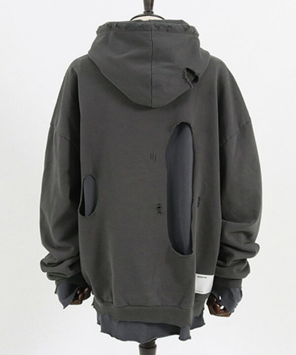 楽天市場】【ADAM PATEK(アダムパテック)】 damage Layered Hoodie 