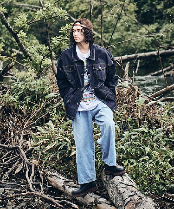 楽天市場】【glamb(グラム)】Double Brested Denim JKT ダブルブレスト 