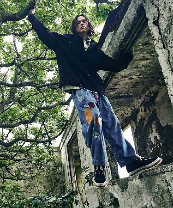 楽天市場】【glamb(グラム)】Double Brested Denim JKT ダブルブレスト 