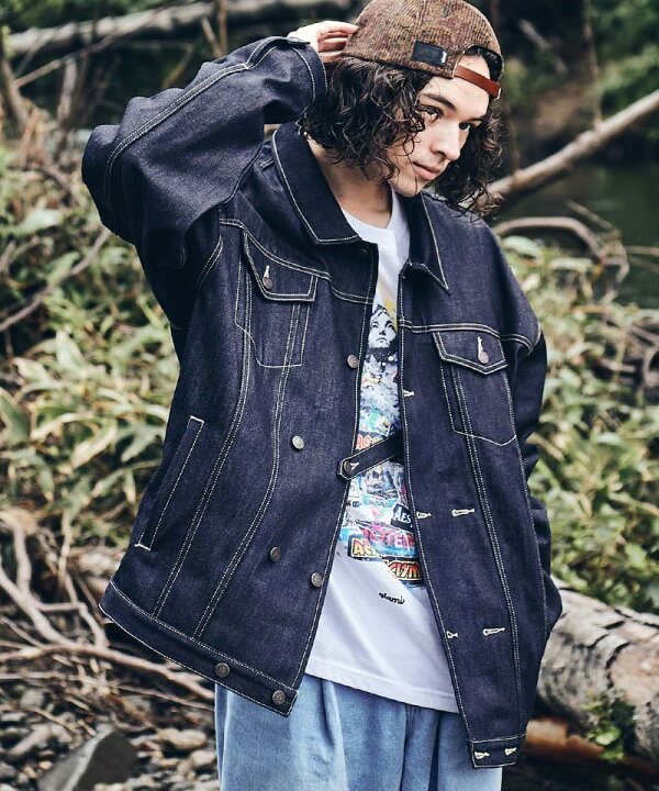 楽天市場】【glamb(グラム)】Double Brested Denim JKT ダブルブレスト 