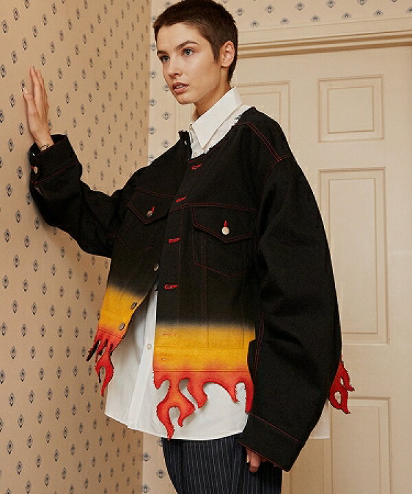 楽天市場】【TENDER PERSON(テンダーパーソン)】FLAME HEM DENIM 