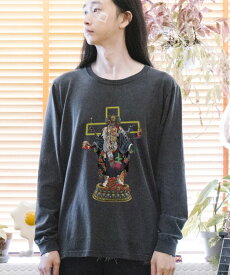 【STOF(ストフ)】 PIGMENT L-S tee A-GODS カットソー(SF23SS-23A)