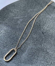 【VIVIFY(ビビファイ)】【予約販売ご注文から1ヶ月後出荷】K10 Hammered Rectangle Top Necklace ネックレス(VFNL-006)
