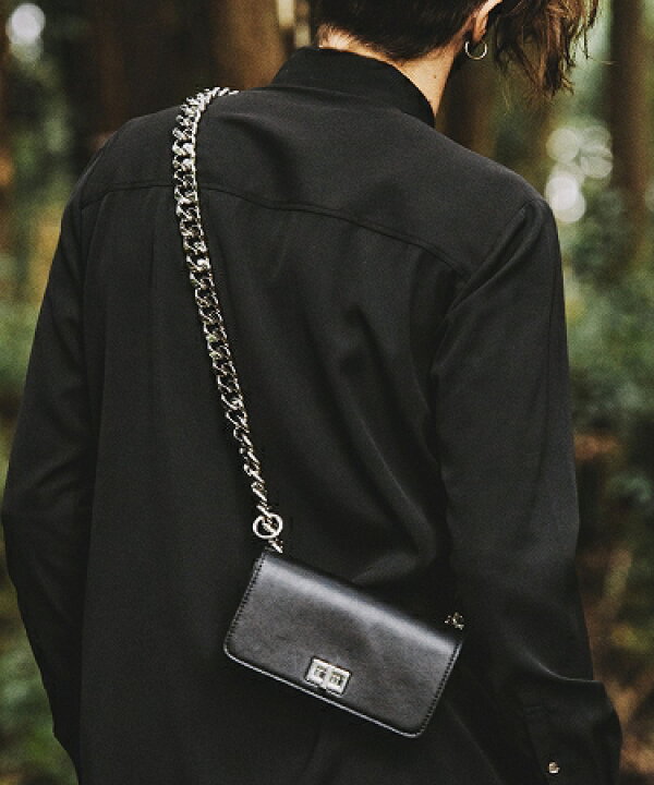 楽天市場】【NO ID.(ノーアイディー)】ﾁｪｰﾝﾐﾆｼｮﾙﾀﾞｰBAG バッグ(852777 