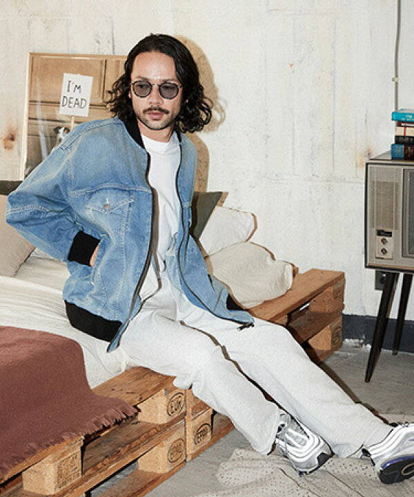 楽天市場】【ADAM PATEK(アダムパテック)】 blast looose denim MA-1 