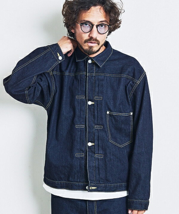 楽天市場】【Magine(マージン)】12oz CRUNCH DENIM BIG G-JKT デニム 