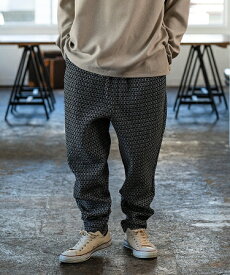 【予約販売サイズ・カラーにより納期異なる】【CAMBIO(カンビオ)】Denim Jacquard Jogger Pants ジョガーパンツ(CAM23SS-017)