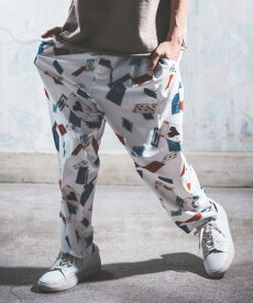 【NOISESCAPE(ノイズスケープ)】iroquois×NOISESCAPE Exclusive patterned relax pants(playing cards pattern) イージーパンツ(nss061-3cd-ir)
