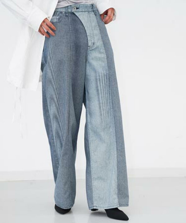 楽天市場】【HATRA(ハトラ)】Mirage_Denim_CS ワイドデニムパンツ(BT04 