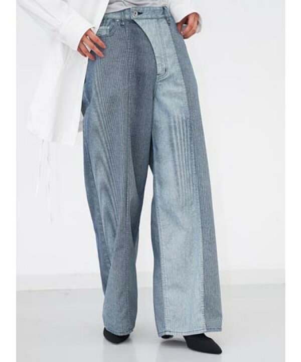 楽天市場】【HATRA(ハトラ)】Mirage_Denim_CS ワイドデニムパンツ(BT04 