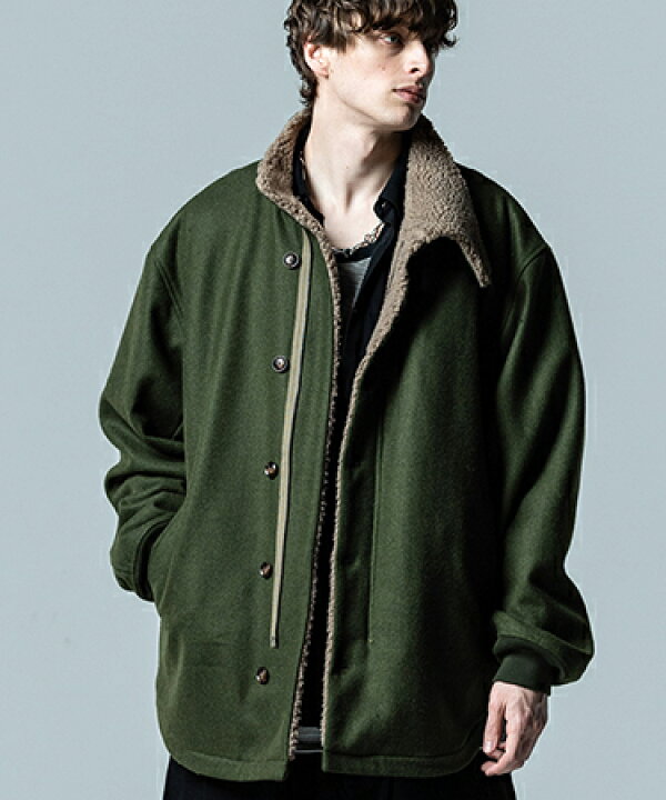 楽天市場】【glamb(グラム)】Stand Collar Boa JKT スタンドカラーボア  