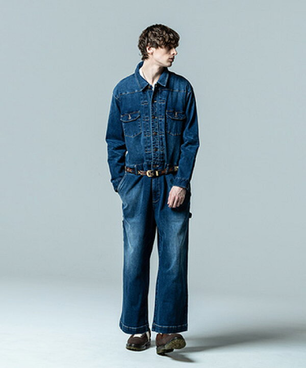 楽天市場】【glamb(グラム)】Oversized Denim All in One オーバー 