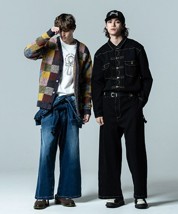 楽天市場】【glamb(グラム)】Oversized Denim All in One オーバー 