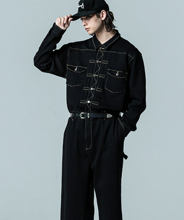 楽天市場】【glamb(グラム)】Oversized Denim All in One オーバー 