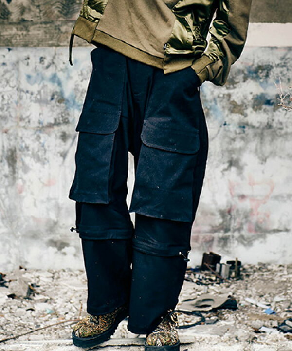 楽天市場】【glamb(グラム)】2WAY Cargo Pants 2ウェイカーゴパンツ 