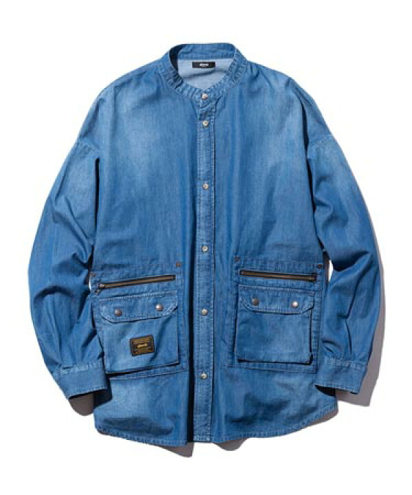 楽天市場】【glamb(グラム)】Stand Collar Denim SH スタンドカラー 