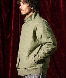 【ANGENEHM(アンゲネーム)】Side slit design padded stand jacket スタンドカラージャケット(AG01-032acd)