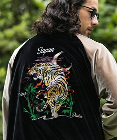 【CAMBIO(カンビオ)】Tiger Embroidery Souvenir Jacket スカジャン(CAM23AW-001)