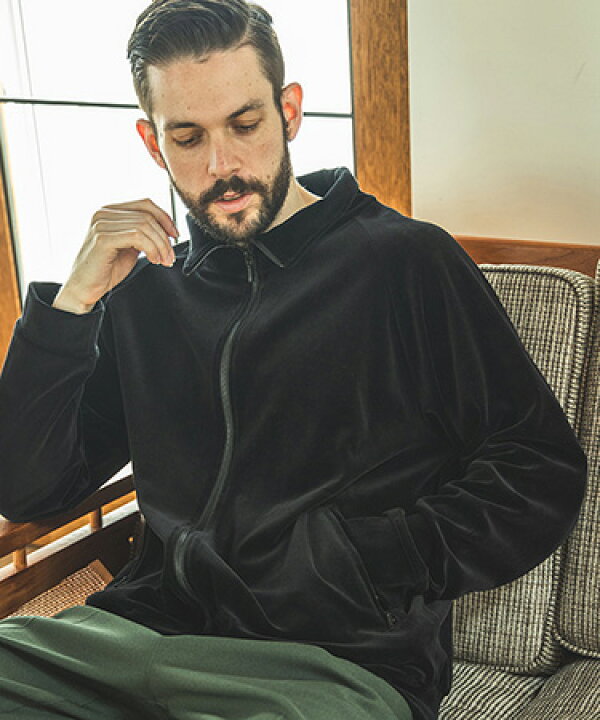 楽天市場】【MROLIVE(ミスターオリーブ)】COTTON STRETCH VELOR -ZIP  