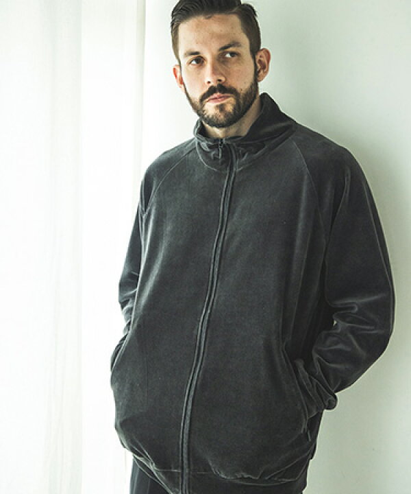 楽天市場】【MROLIVE(ミスターオリーブ)】COTTON STRETCH VELOR -ZIP  