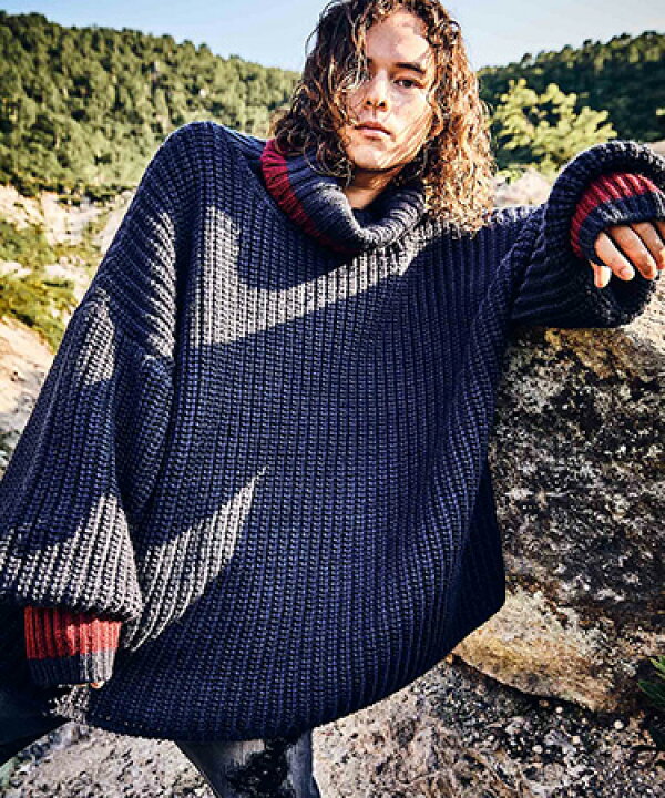 glamb/グラム GB11SM/KNT07 Raza knit poncho/ニットポンチョの 