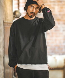 【felkod(フィルコッド)】Smooth Stretch Nylon Pullover ナイロンカットソー(F23F110)