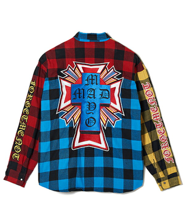 楽天市場】【MAYO(メイヨー)】CROSS Embroidery Check Shirt チェック 