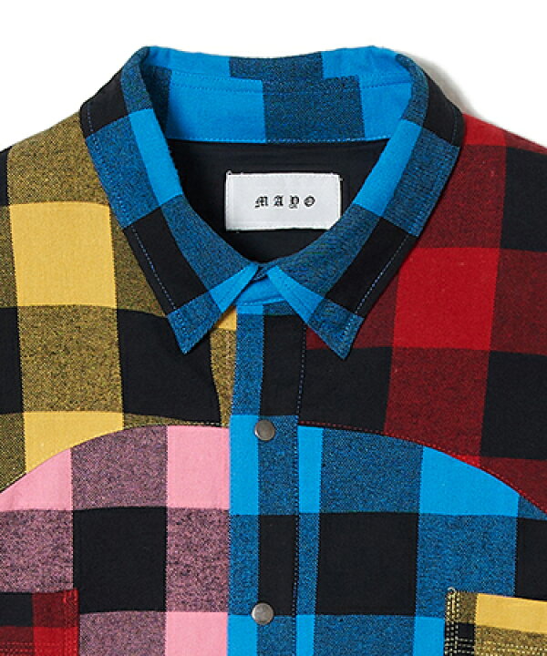 楽天市場】【MAYO(メイヨー)】CROSS Embroidery Check Shirt チェック 