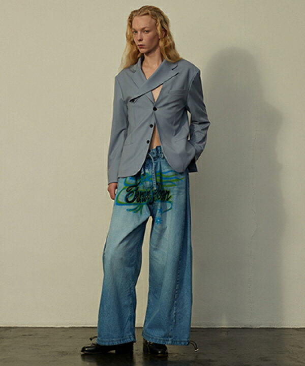 楽天市場】【TENDER PERSON(テンダーパーソン)】DENIM BAGGY PANTS 